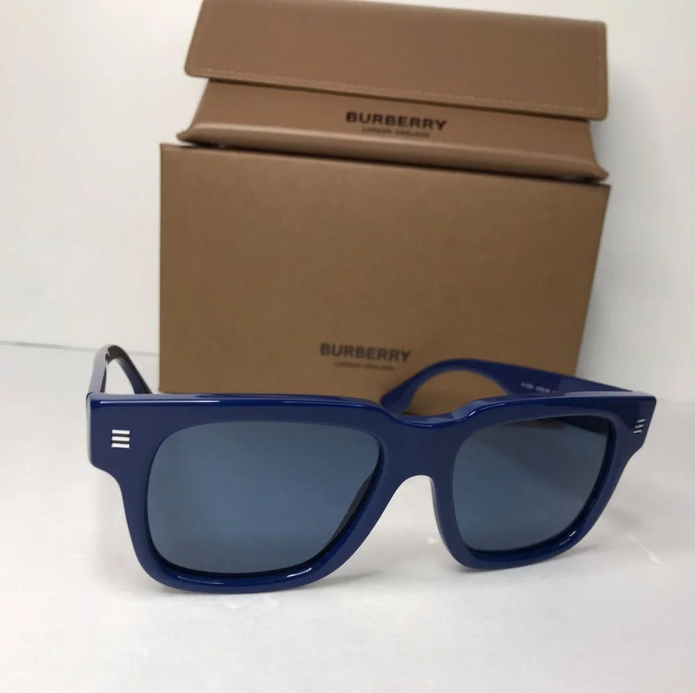 - 💯Original New Burberry Square BE4394 4058/80 B 4395 Deep Navy blue Su